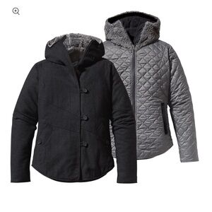 Patagonia Wool Felted Quilted Reversible Dress Jacket